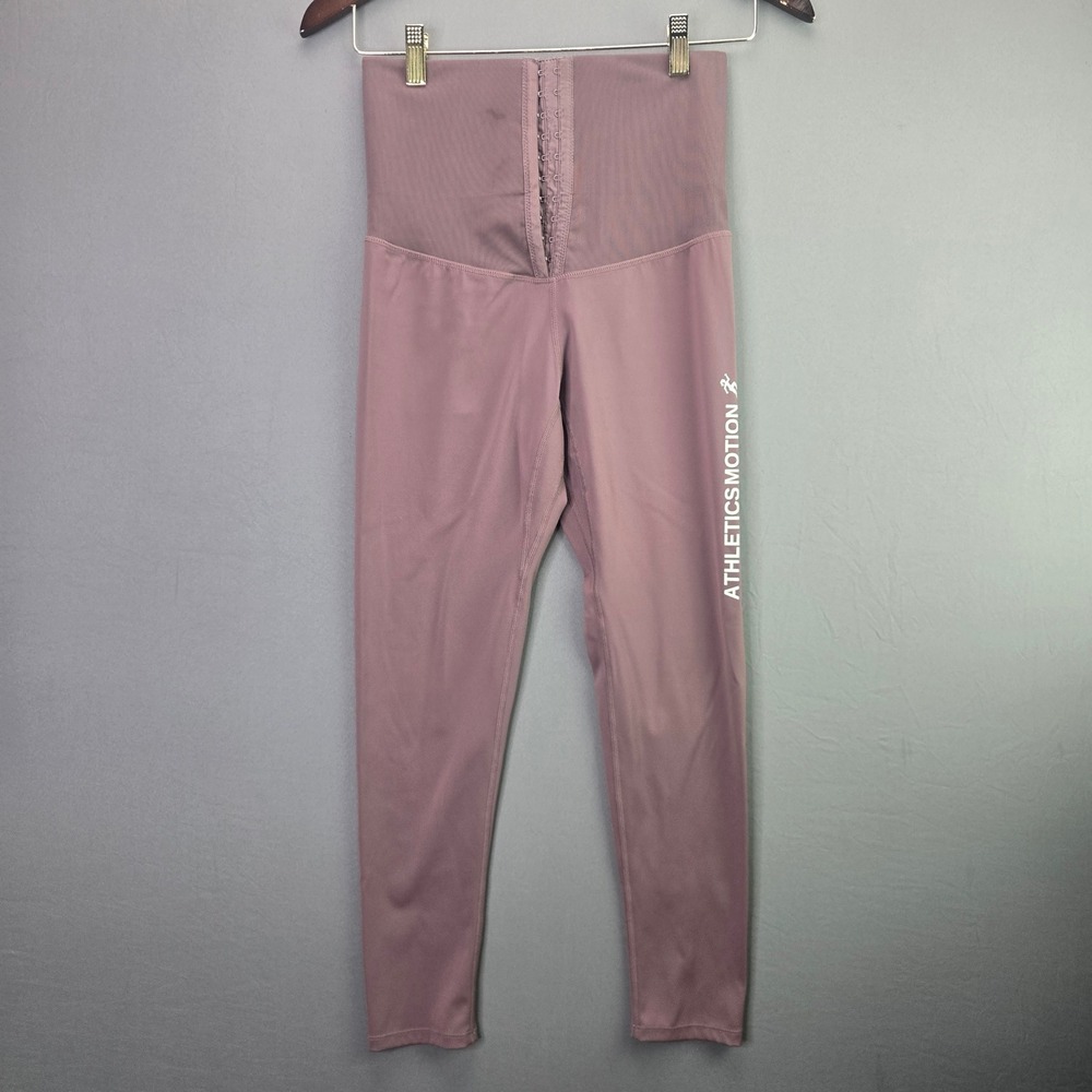 Athletics Motion Corset High Waist Compression Size L Mauve Purple Yoga Pants